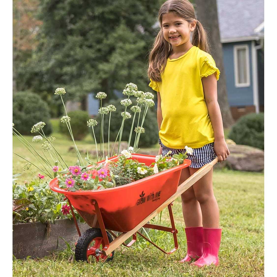 HearthSong Grow with Me Child’s Wheelbarrow