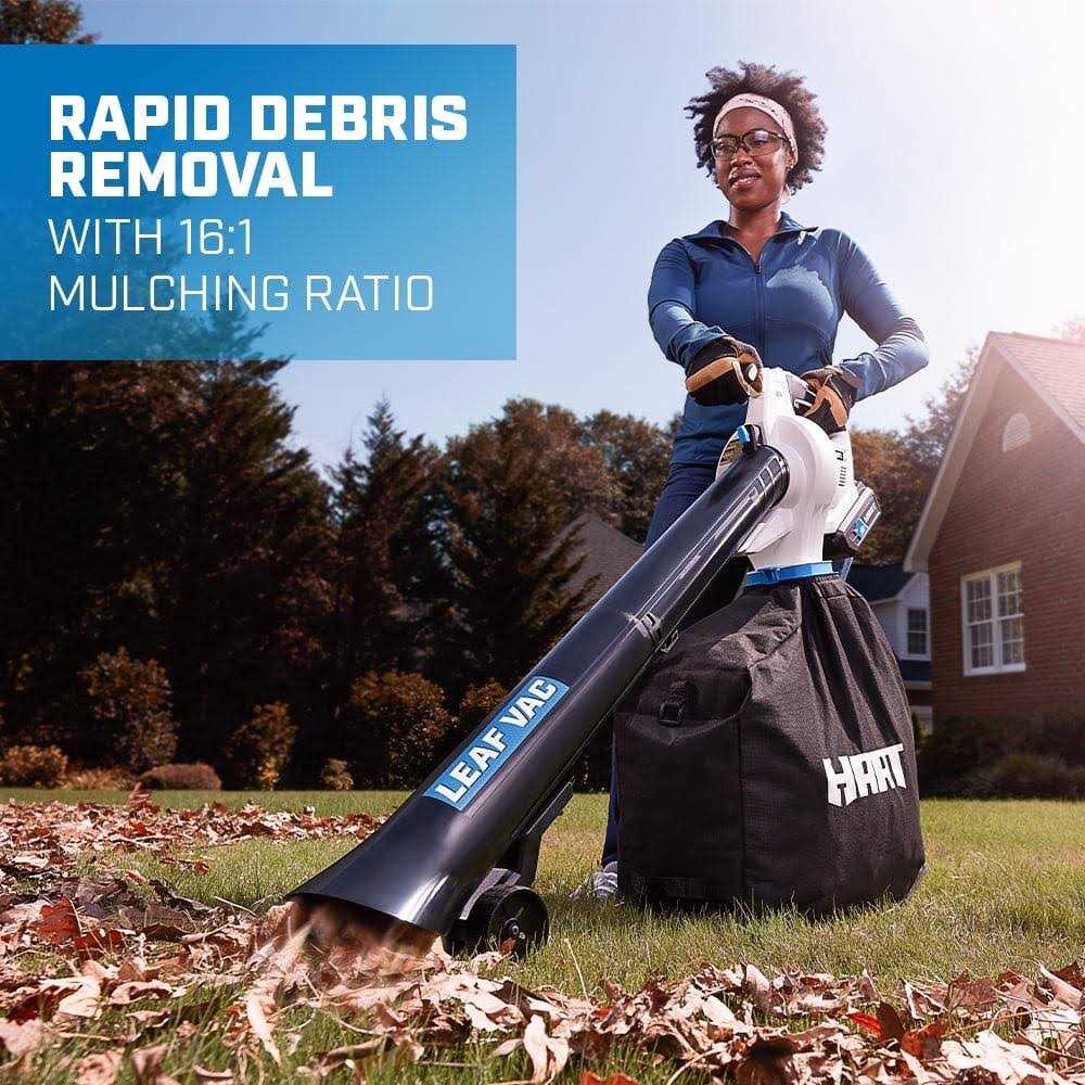 Hart 40 Volt Cordless Leaf Vacuum Kit
