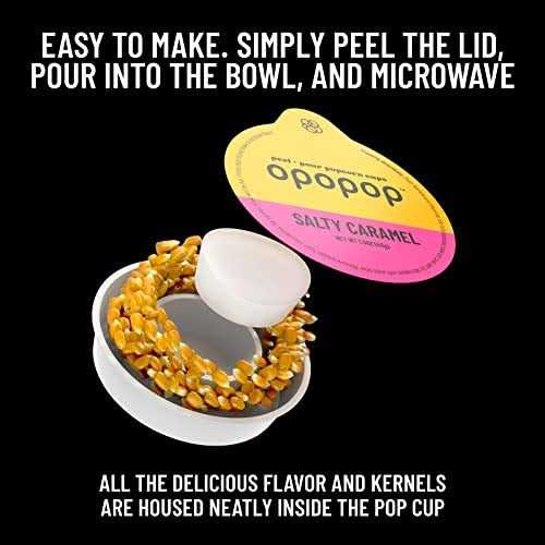 Opopop Gourmet Popcorn Variety Microwave Popcorn Kit