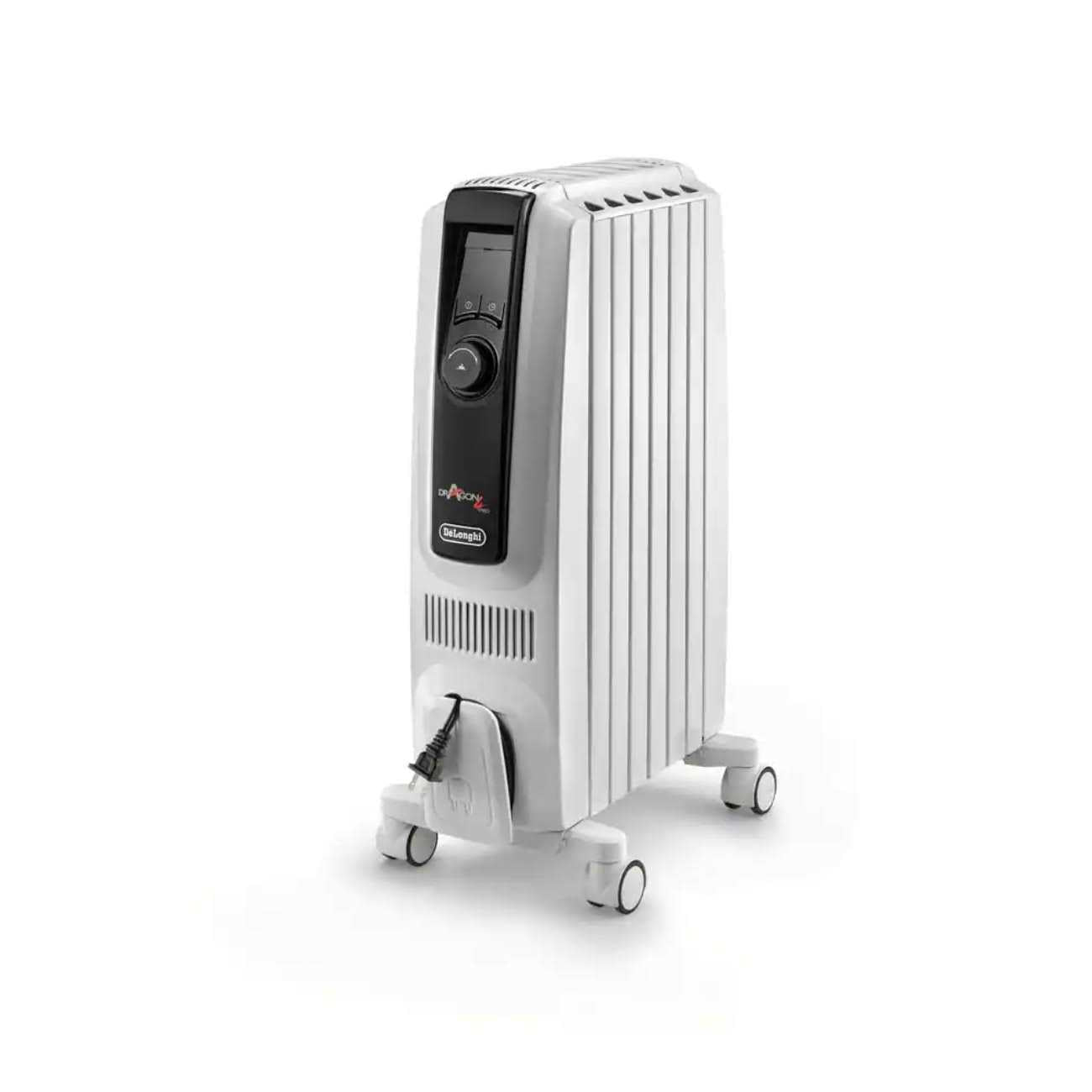Delonghi 1500-Watt 5120 BTU Electric Oil Filled Radiator Space Heater Quiet Full Room Comfort