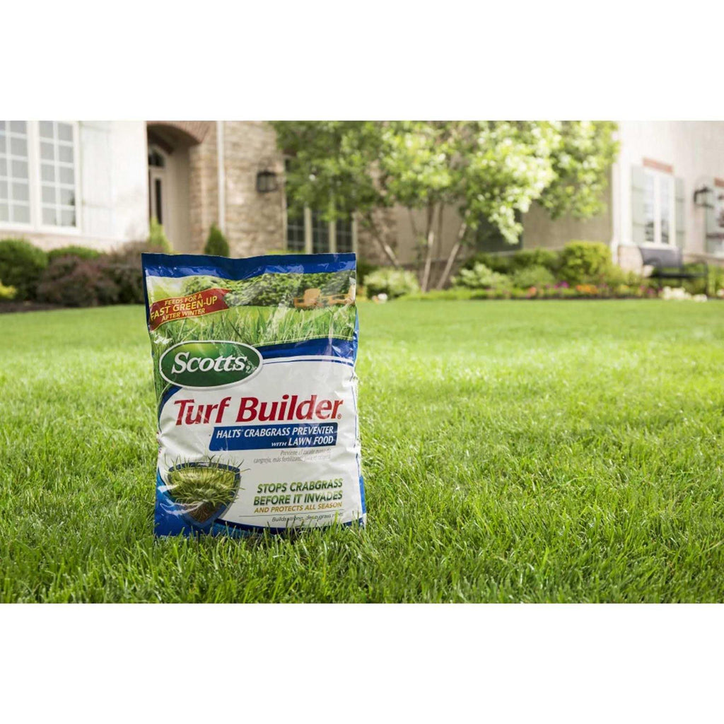 Scotts Turf Builder Halts Crabgrass Preventer with Lawn Food