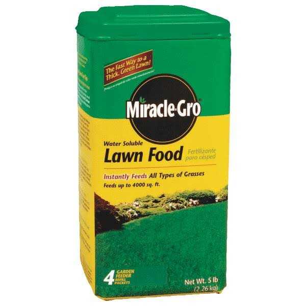 Miracle Gro Water Soluble Lawn Food