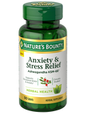 Nature's Bounty Anxiety & Stress Relief, 50 Tablets