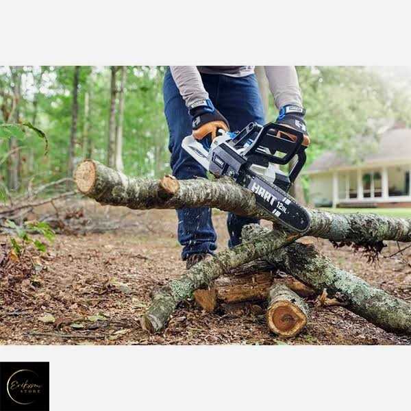 Hart 20-Volt 12-Inch Cordless Chainsaw 20-Volt 4.0Ah Lithium-Ion Battery