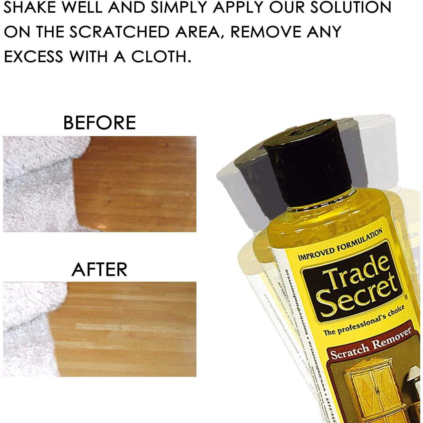 Trade Secret Scratch Remover for Wood Furniture and Floor Cover Nicks and Scratches