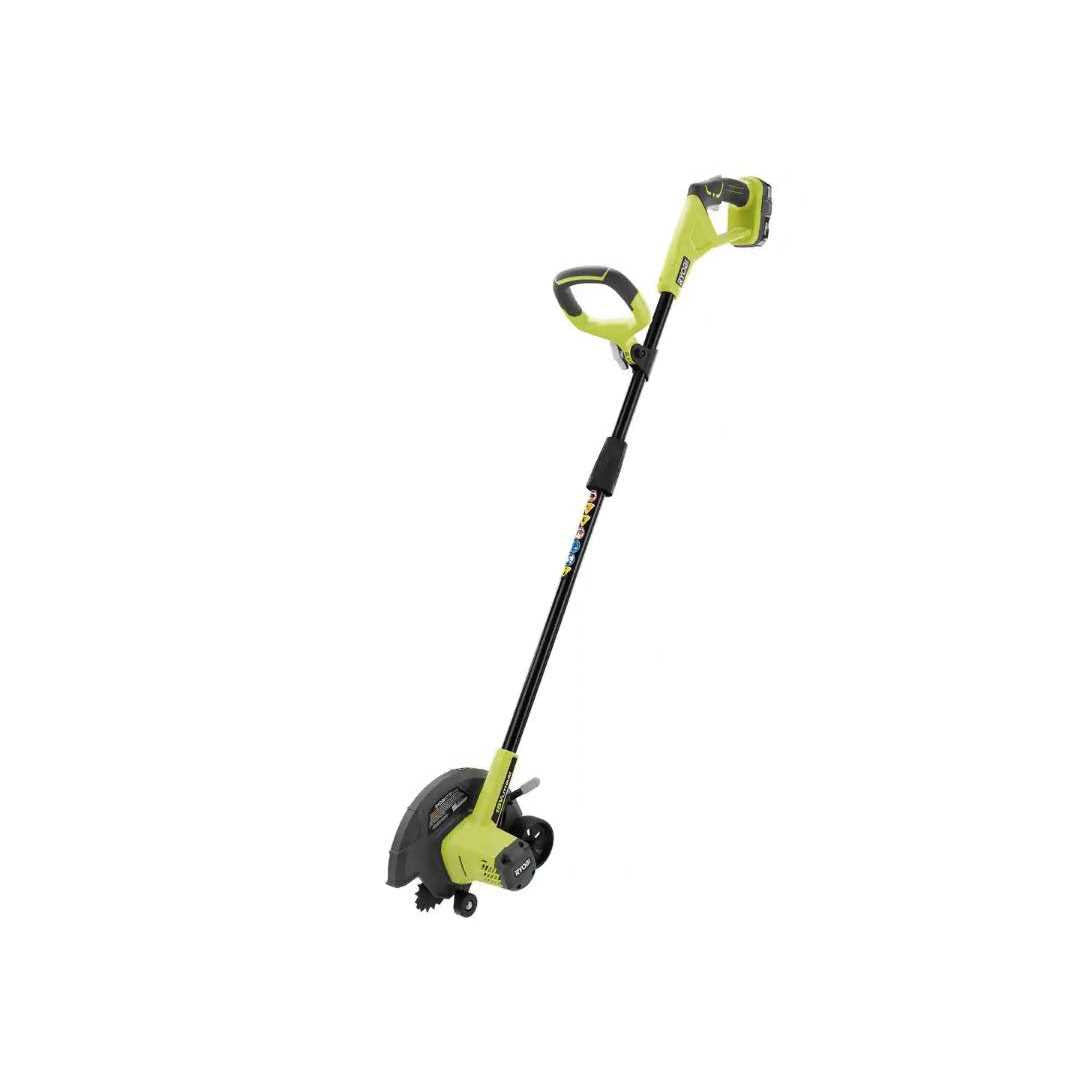 Like New RYOBI ONE+ 9 in. 18-Volt Lithium-Ion Cordless Edger Battery and Charger Included