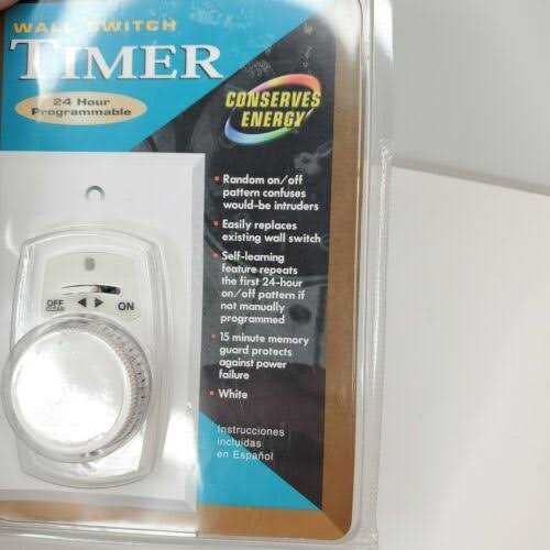 Intermatic Ej351c 120 Volt 24-Hour Programmable Mechanical Security Timer