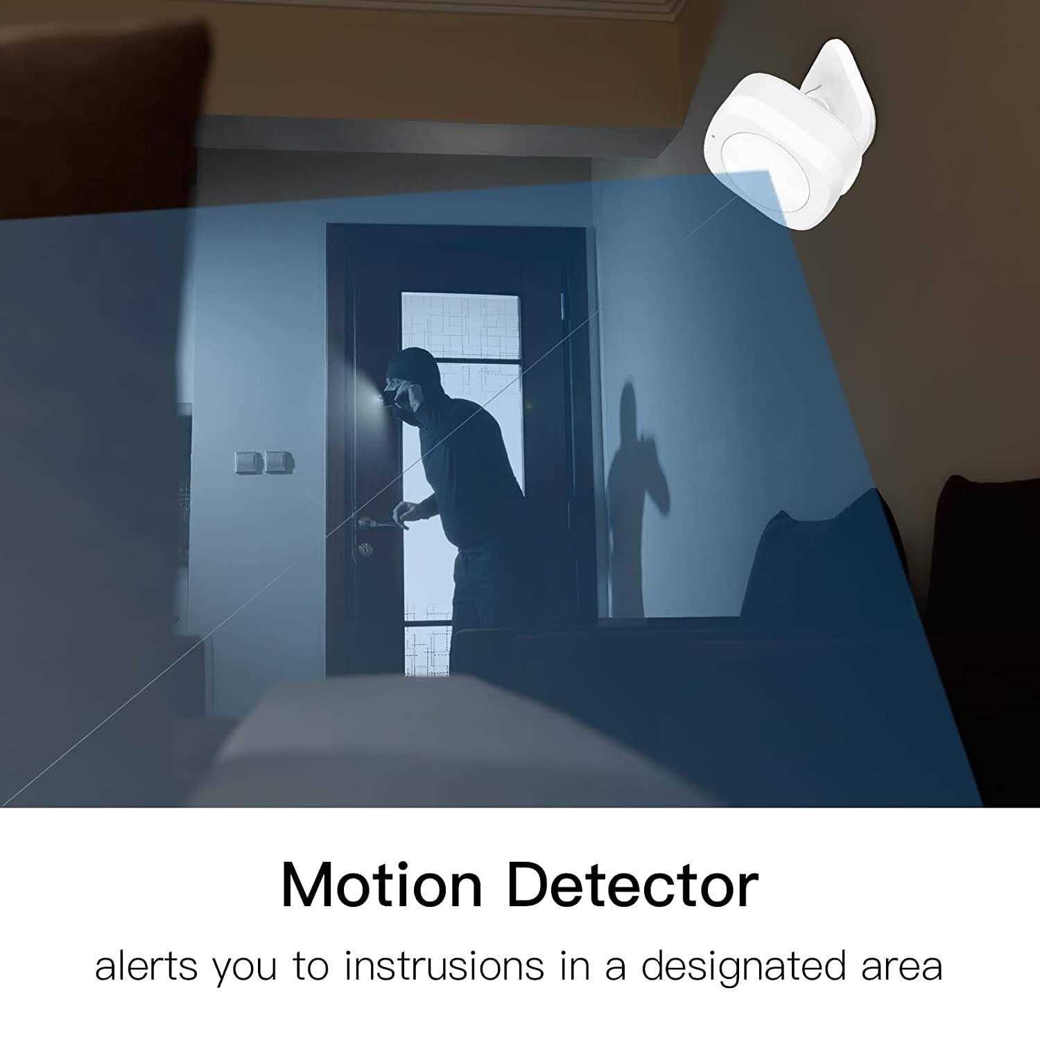 VENZ 4 Piece Wireless Home Security System Optional 24/7 Professional Monitoring
