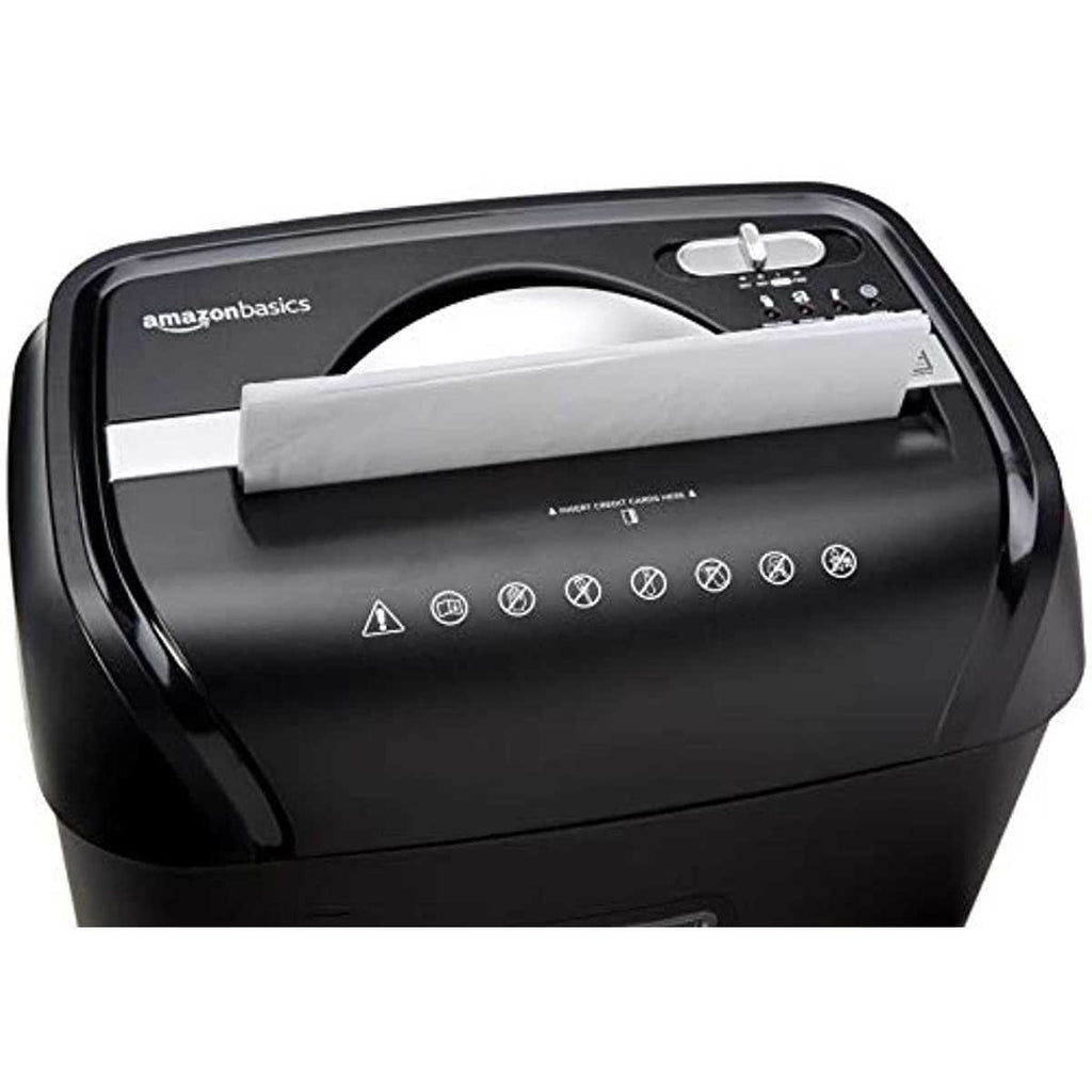 Amazon Basics Basics 12-Sheet Cross-Cut Paper and Credit Card Home Office Shredder