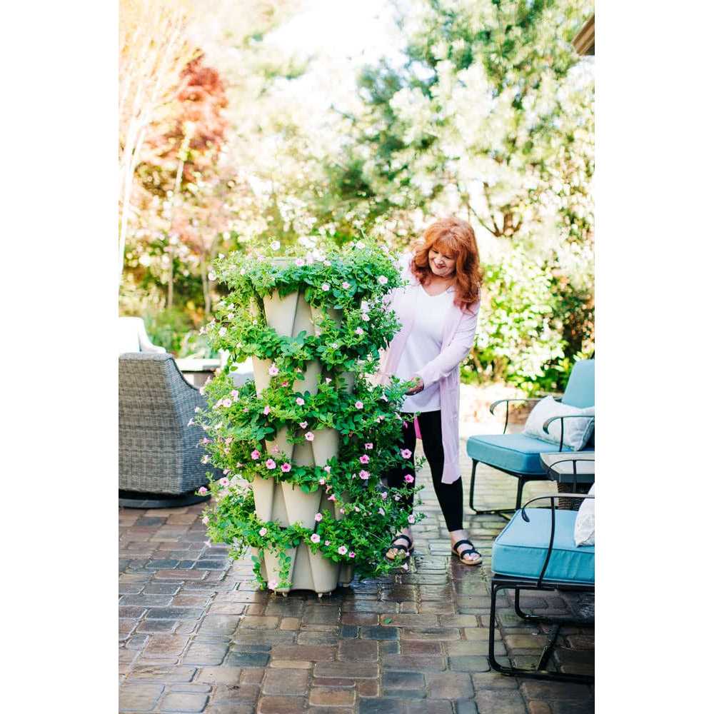 GreenStalk Patented Large 5 Tier Vertical Garden Planter with Patented Internal Watering System Great for Growing a Variety of Strawberries