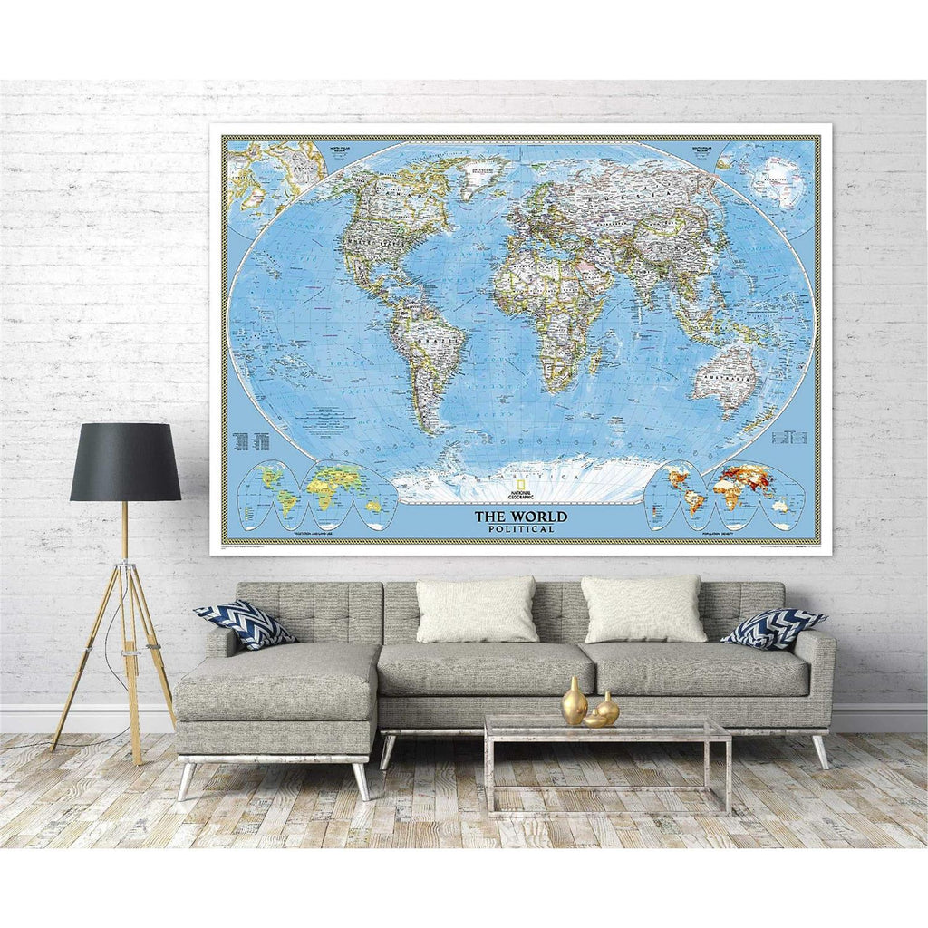 National Geographic World Wall Map