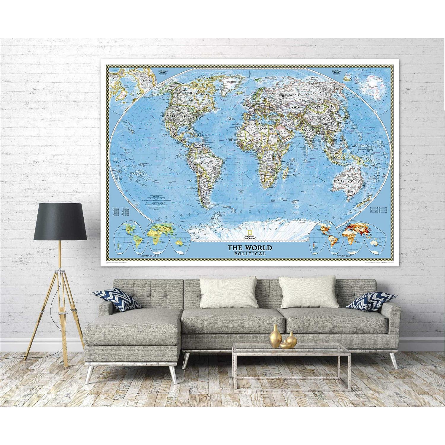 National Geographic World Wall Map