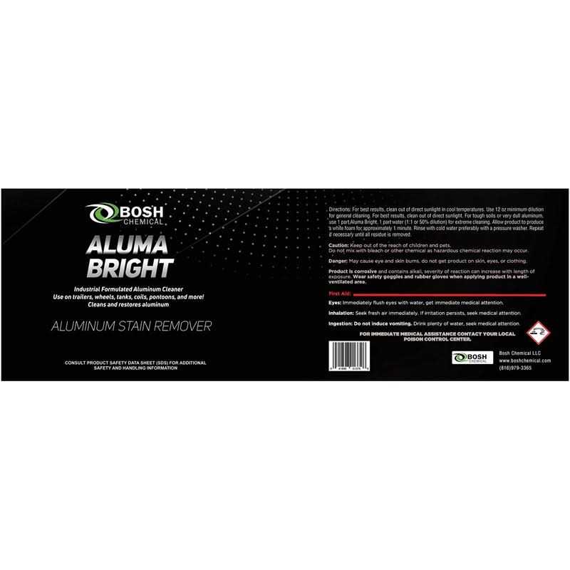 Bosh Chemical Alumabright Aluminum Cleaner Brightener Restorer