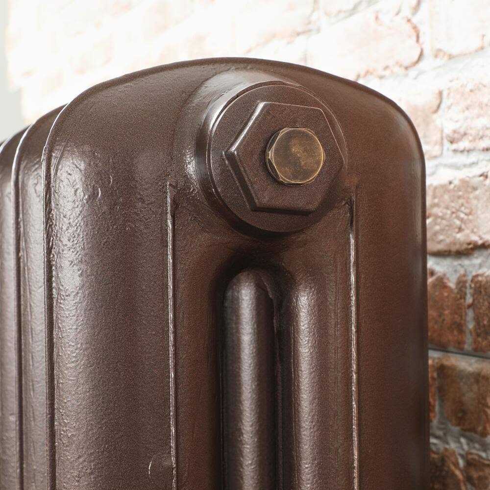 Hudson Reed Authentic Cast Iron Radiators Horizontal Heating 4 Column 8 Sections
