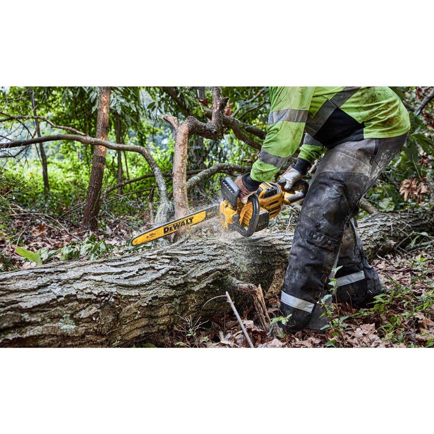 DEWALT DCCS672X1 60V MAX Chainsaw 18 Brushless Cordless Kit