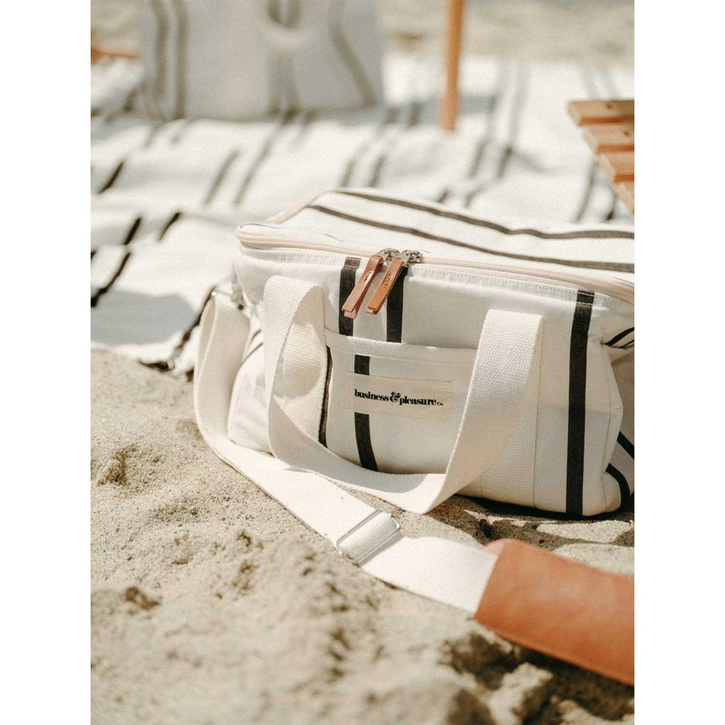 business & pleasure co. Premium Cooler Bag in Black & White