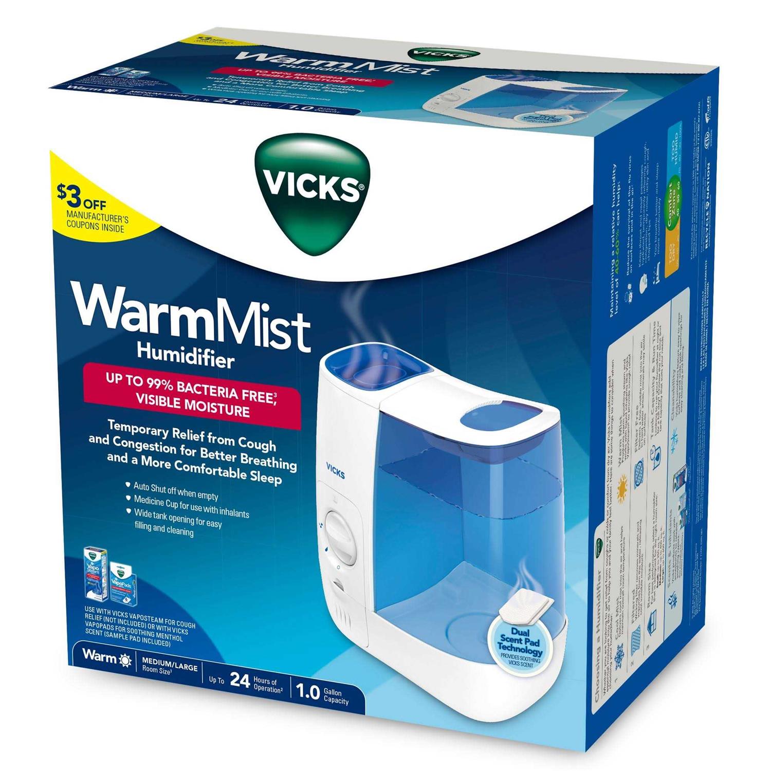 Vicks Humidifier Warm Mist