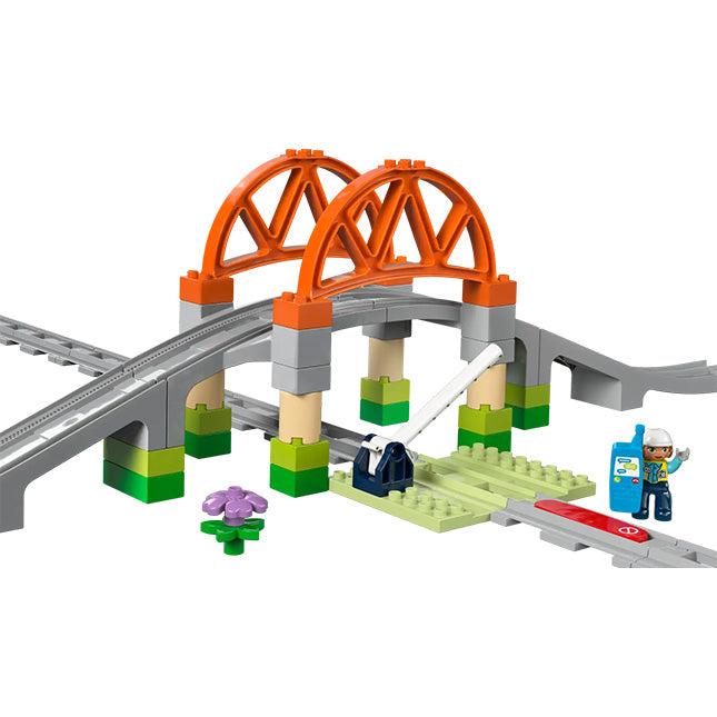 LEGO DUPLO - Train Bridge and Tracks Expansion Set