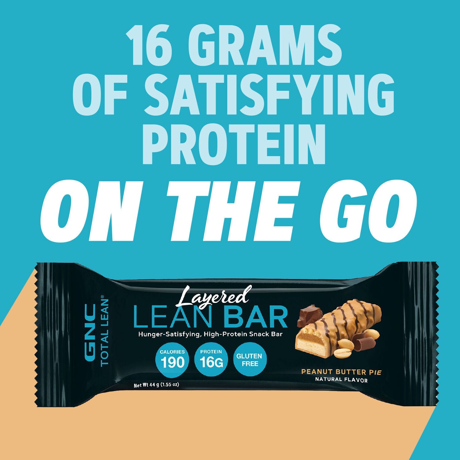GNC Total Lean® Layered Lean Bar - Coconut Caramel (9 Bars)