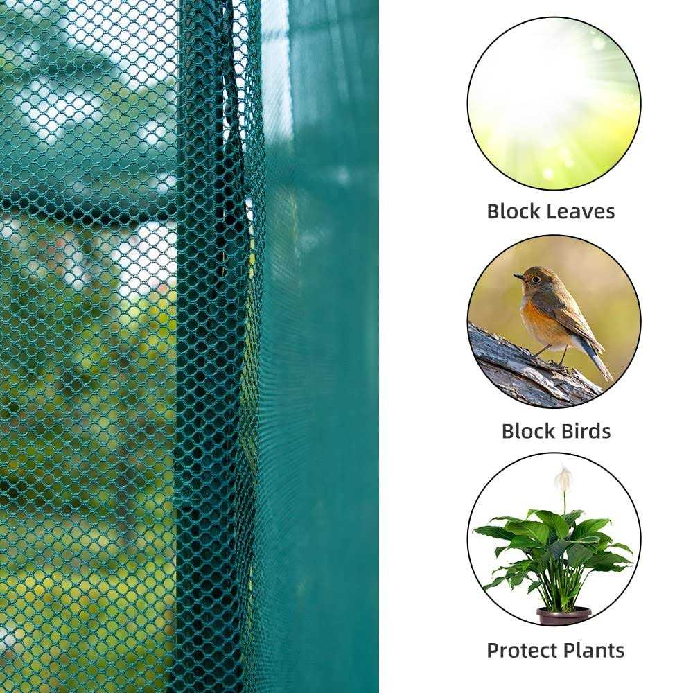 Neorexon 6.5 x 10 Feet Crop Cage Plant Protection Tent Easy to Install Protection Garden Cages