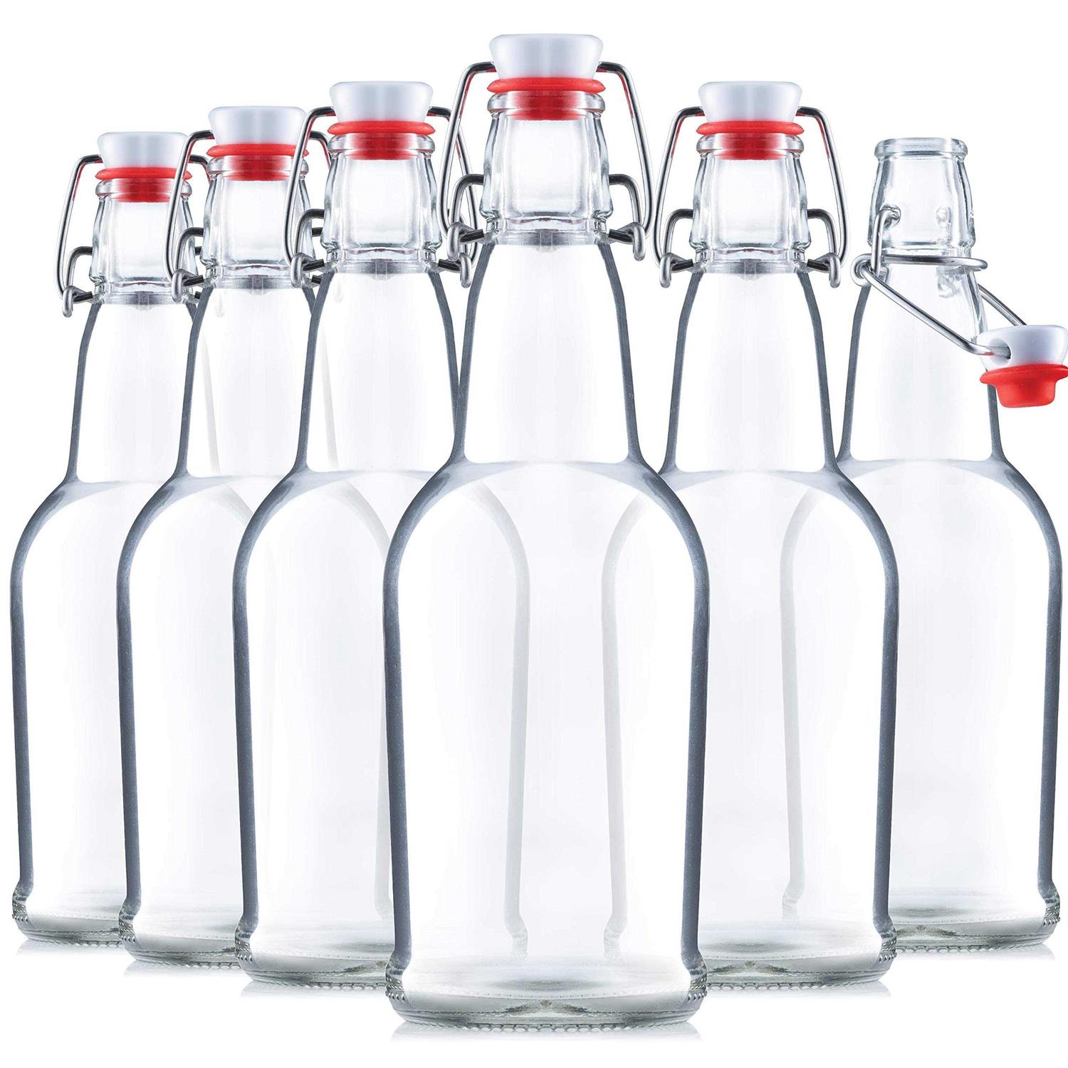 Glass Swing top Beer Bottles 16 Ounce Grolsch Bottles