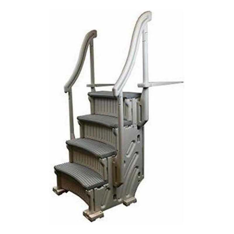Confer Ccx-Add 4-Step Above Ground Swimming Pool Entry Steps Curved Add-on