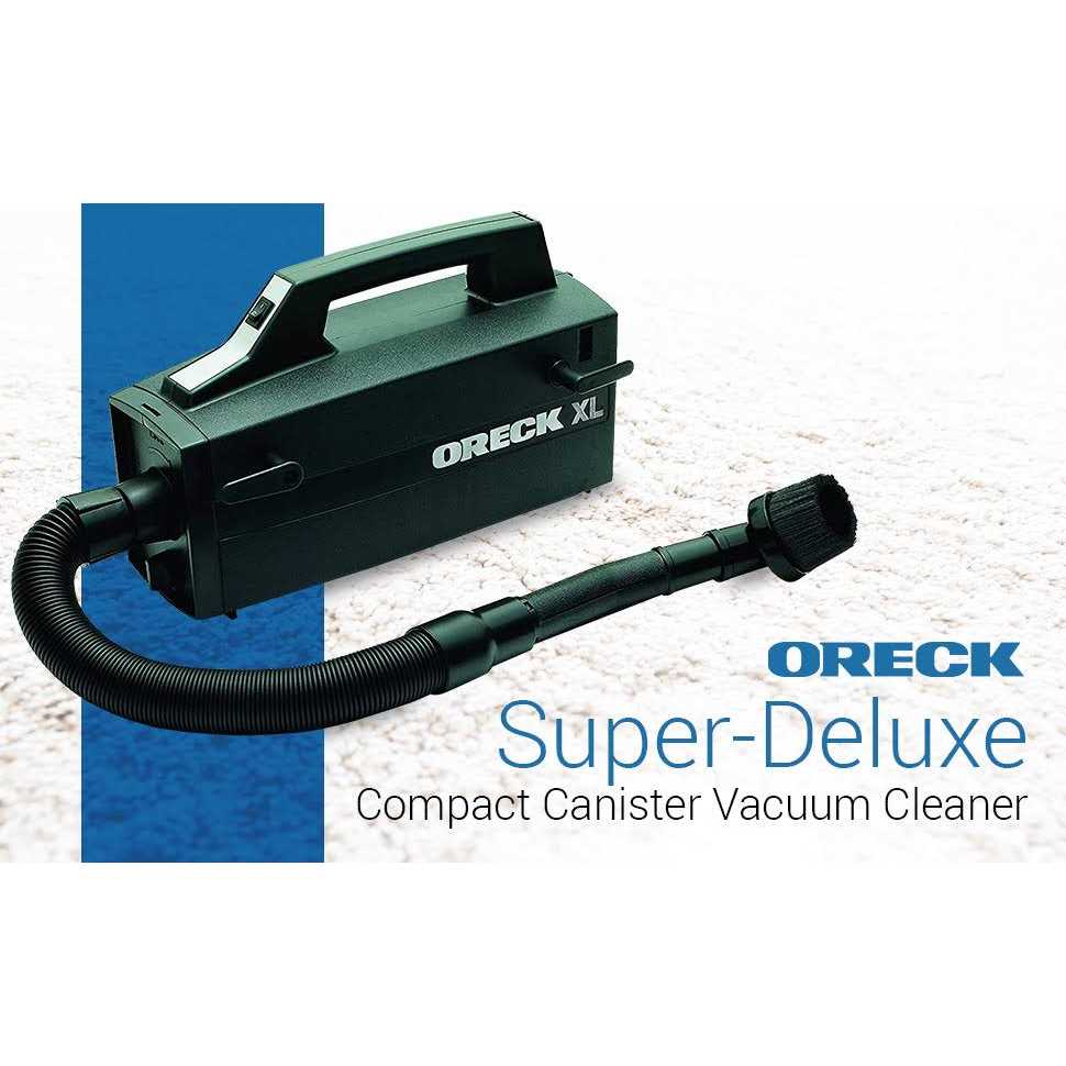 Oreck Super-Deluxe Compact Canister Vacuum Cleaner