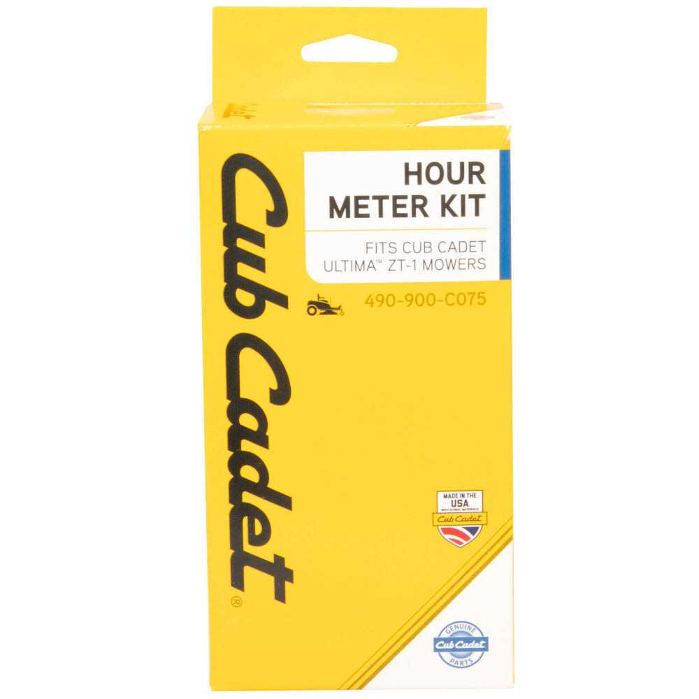 Cub Cadet Ultima Hour Meter Kit 490-900-C075