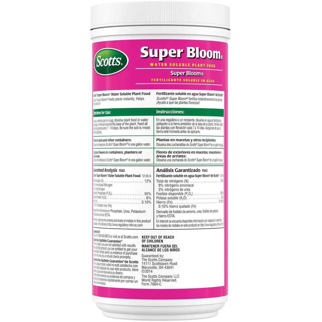 Scotts Super Bloom Water Soluble Plant Food