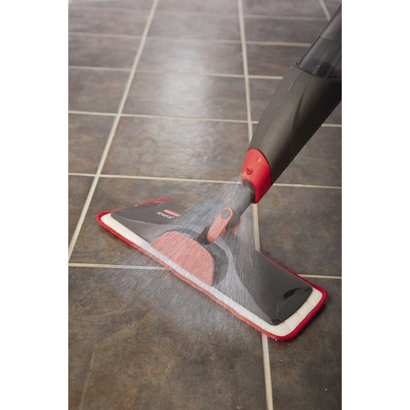Rubbermaid Reveal Spray Microfiber Floor Mop Cleaning Kit