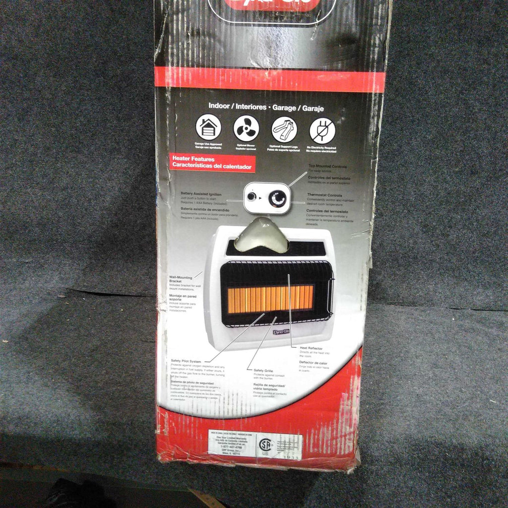 Dyna-Glo 30,000 BTU Liquid Propane Infrared Vent-Free Thermostatic Wall Heater IRSS30LPT-2P