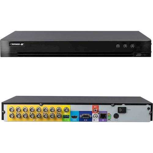 Defender Vision 4-Channel 4-Camera 4K Wired Security System with 1TB HDD DVR