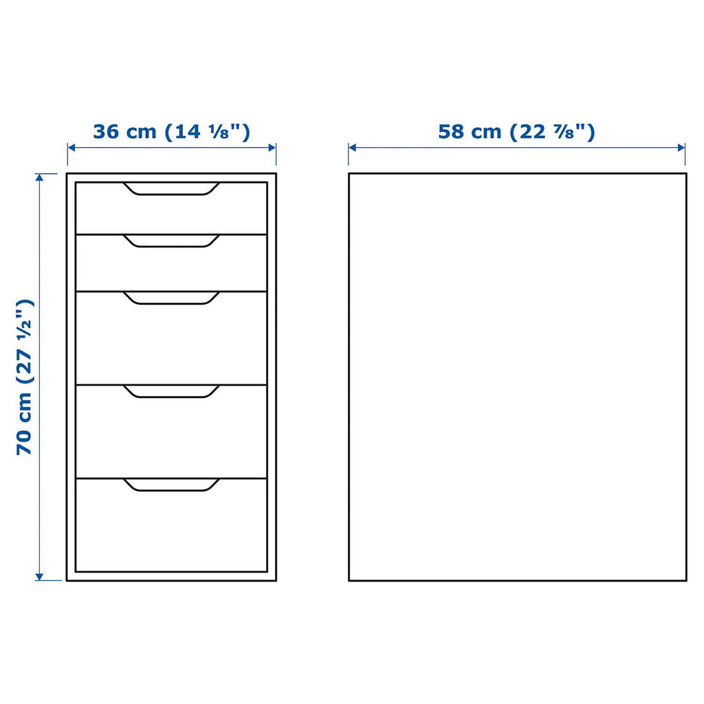 IKEA Alex Drawer Unit/drop File Storage