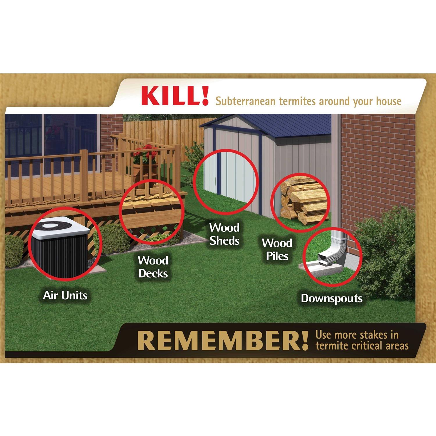 Spectracide Termite Detection & Killing Stakes HG-96116