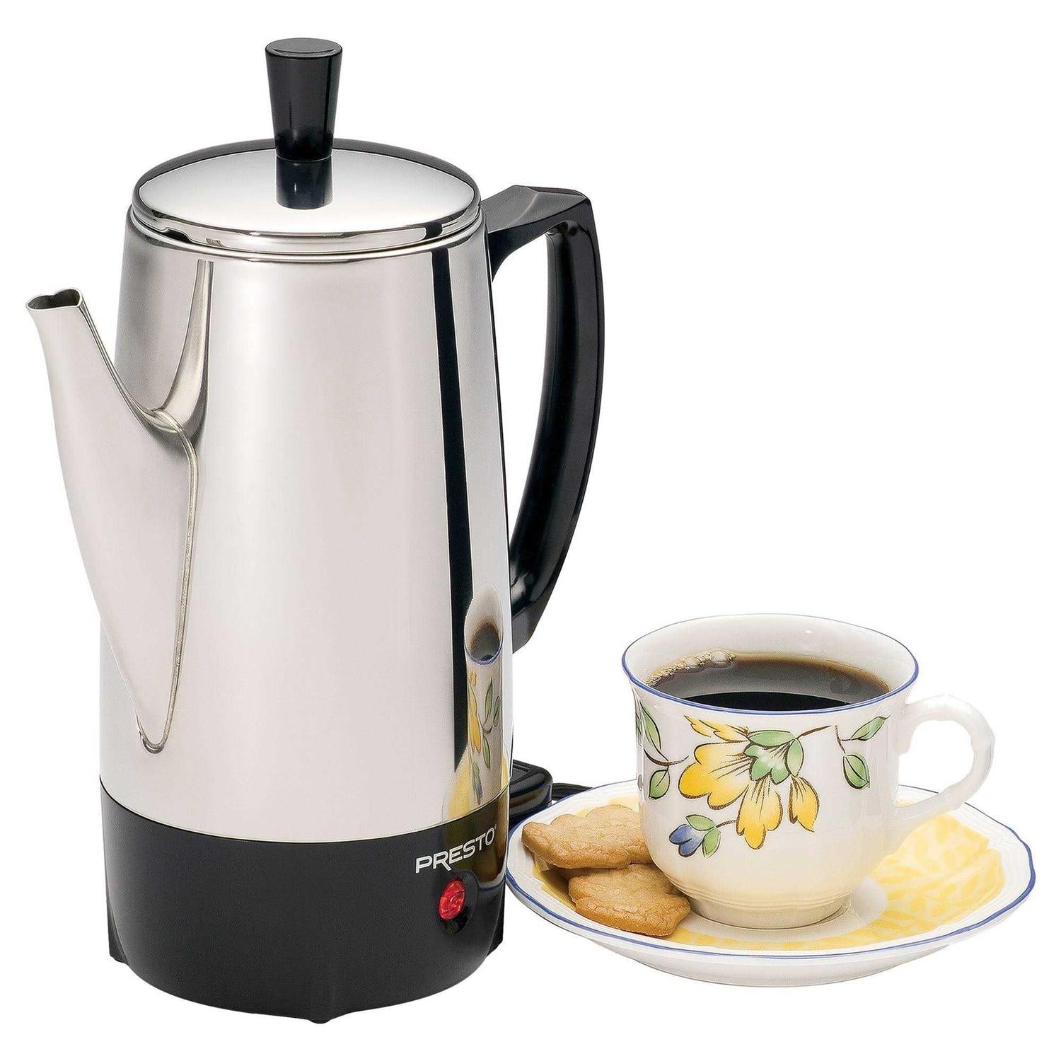 Presto 6-Cup Stainless Steel Coffee 02822