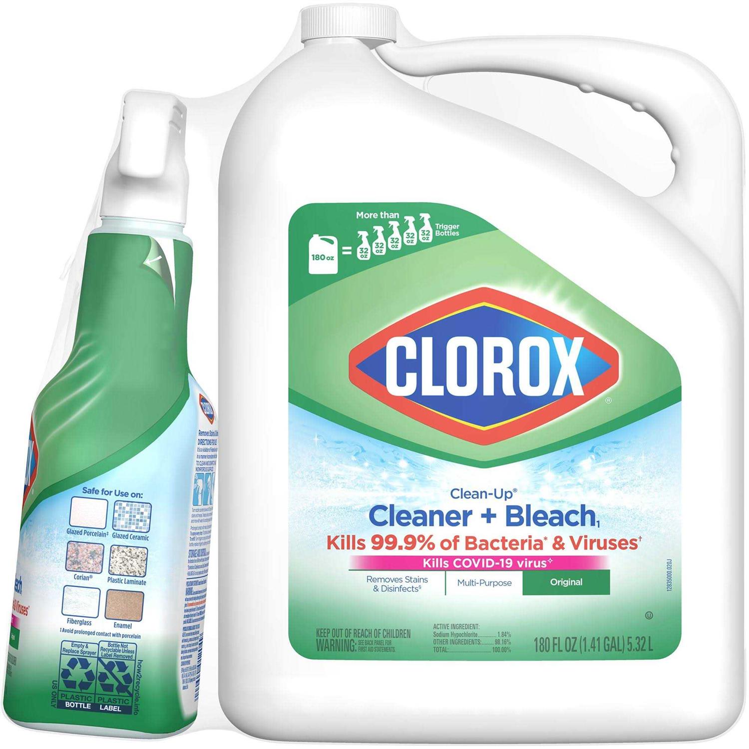 Clorox Clean-Up Cleaner with Bleach Spray Bottle