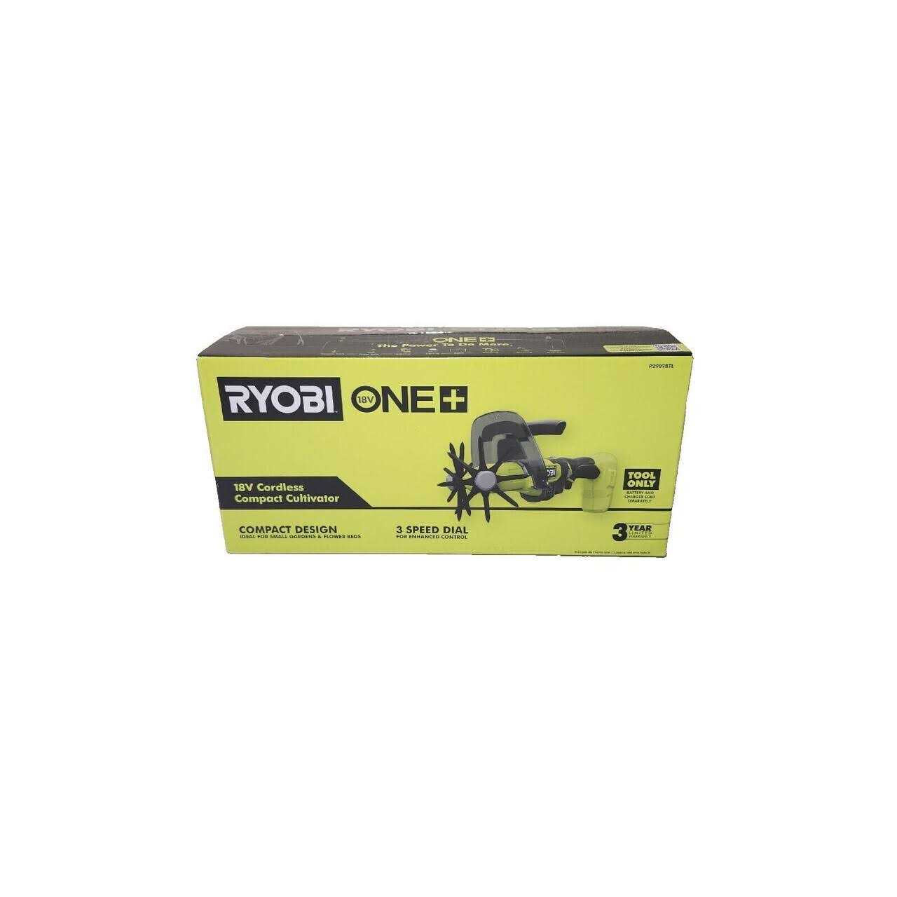 RYOBI ONE+ 18V Cordless Compact Battery Cultivator
