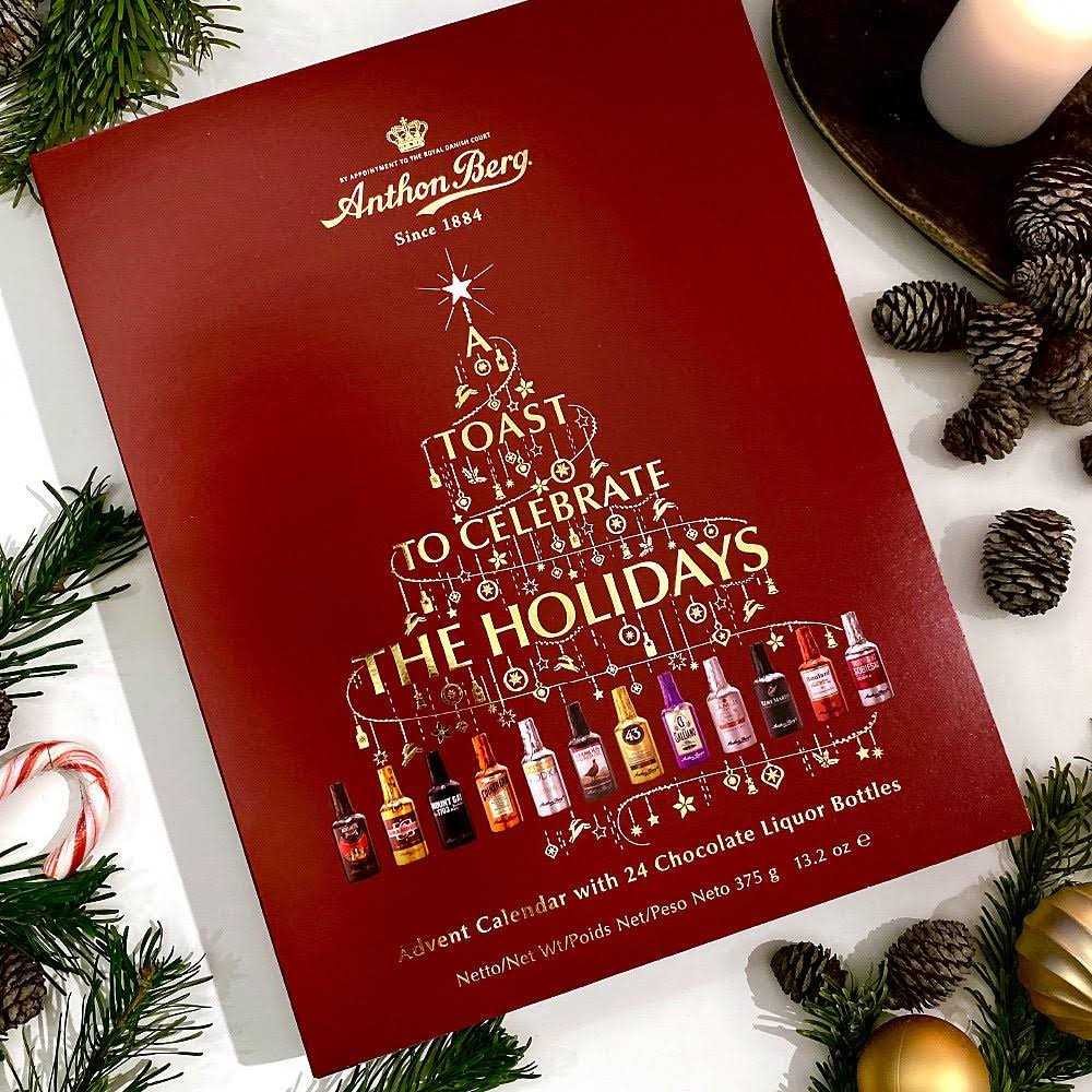 Anthon Berg Chocolate Liquor Bottles Advent Calendar