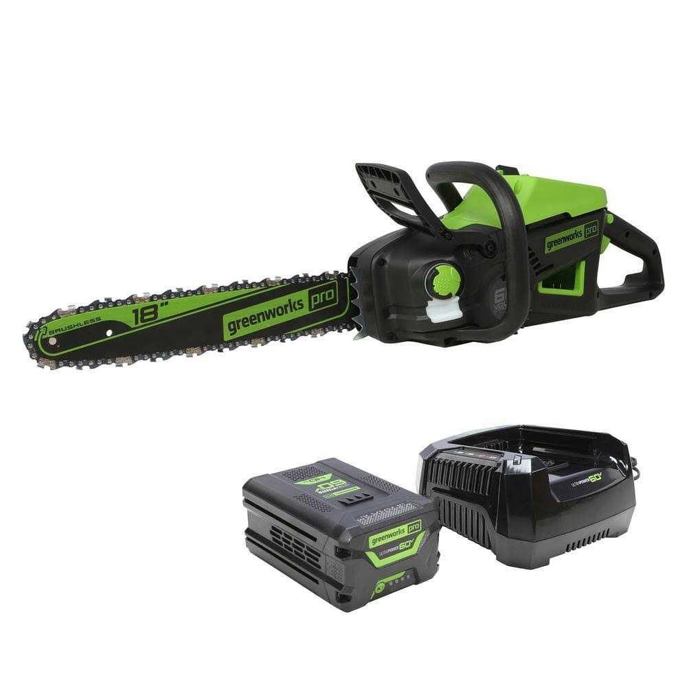 Greenworks Pro 60-Volt Battery Cordless Chainsaw