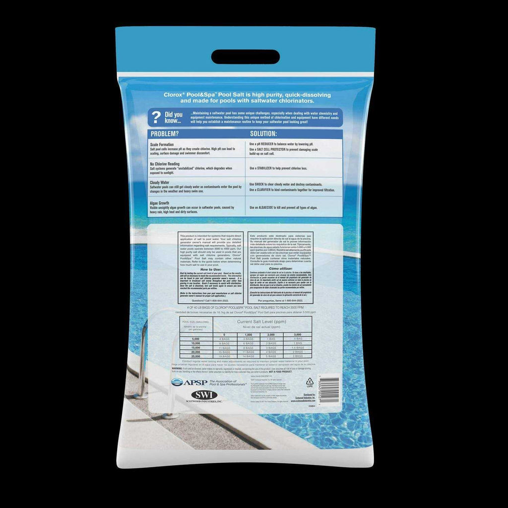 Clorox Pool & Spa Pool Salt
