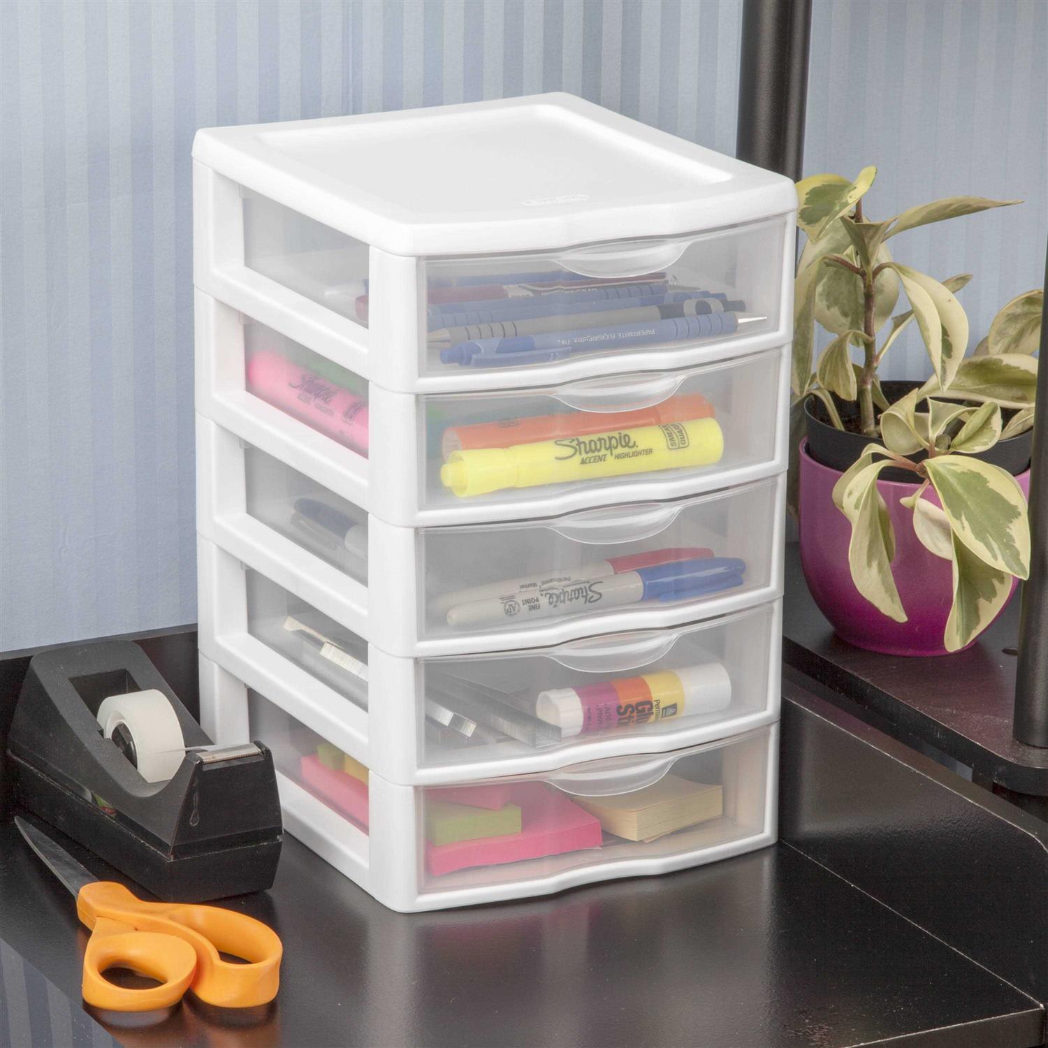 Sterilite Small 5 Drawer Unit