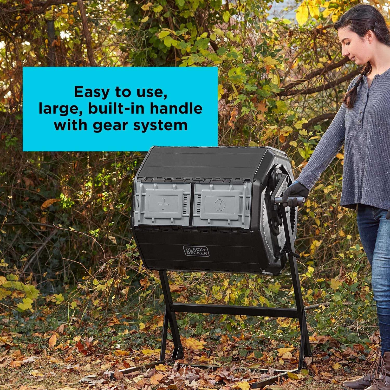 BLACK+DECKER Tumbling Composter