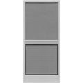 Precision Screen Provencial 36 In. W x 80 In. H x 7/8 In. Thick Gray Steel Screen Door