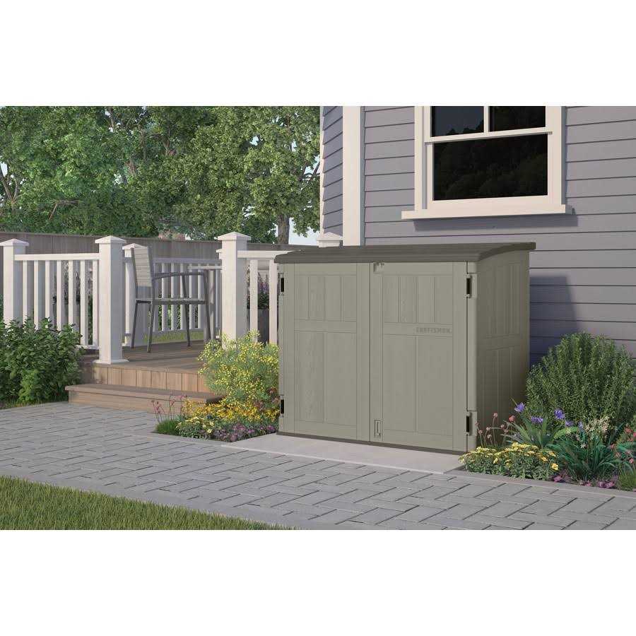 Craftsman Resin Horizontal Storage Shed