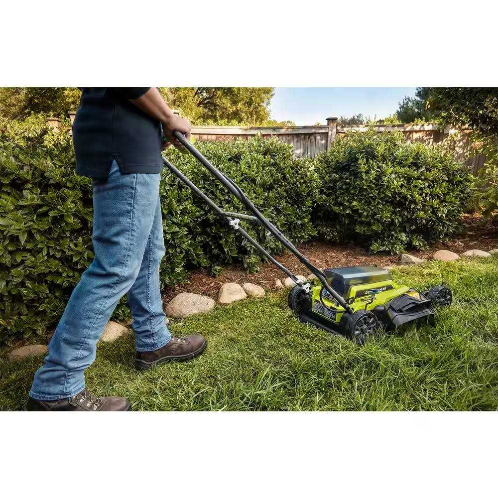 RYOBI 40V 18 in. 2-in-1 Cordless Battery Walk Behind Push Mower