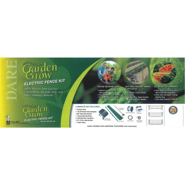 Dare Garden Safe 100 Ft. Electric Fence Kit