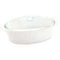 Corningware French White 4 Quart Oval Casserole with Cover