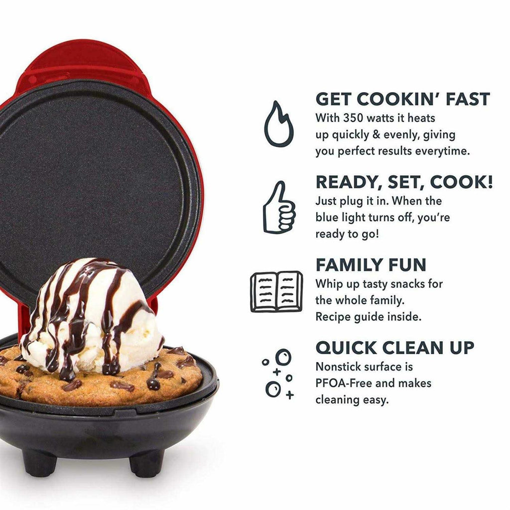 Dash Mini Maker Electric Round Griddle For Individual Pancakes Cookies Eggs & Other On The Go Breakfast