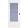 Larson Screenaway Lifestyle 36 In. W x 81 In. H x 1 In. Thick White Mid View DuraTech Storm Door