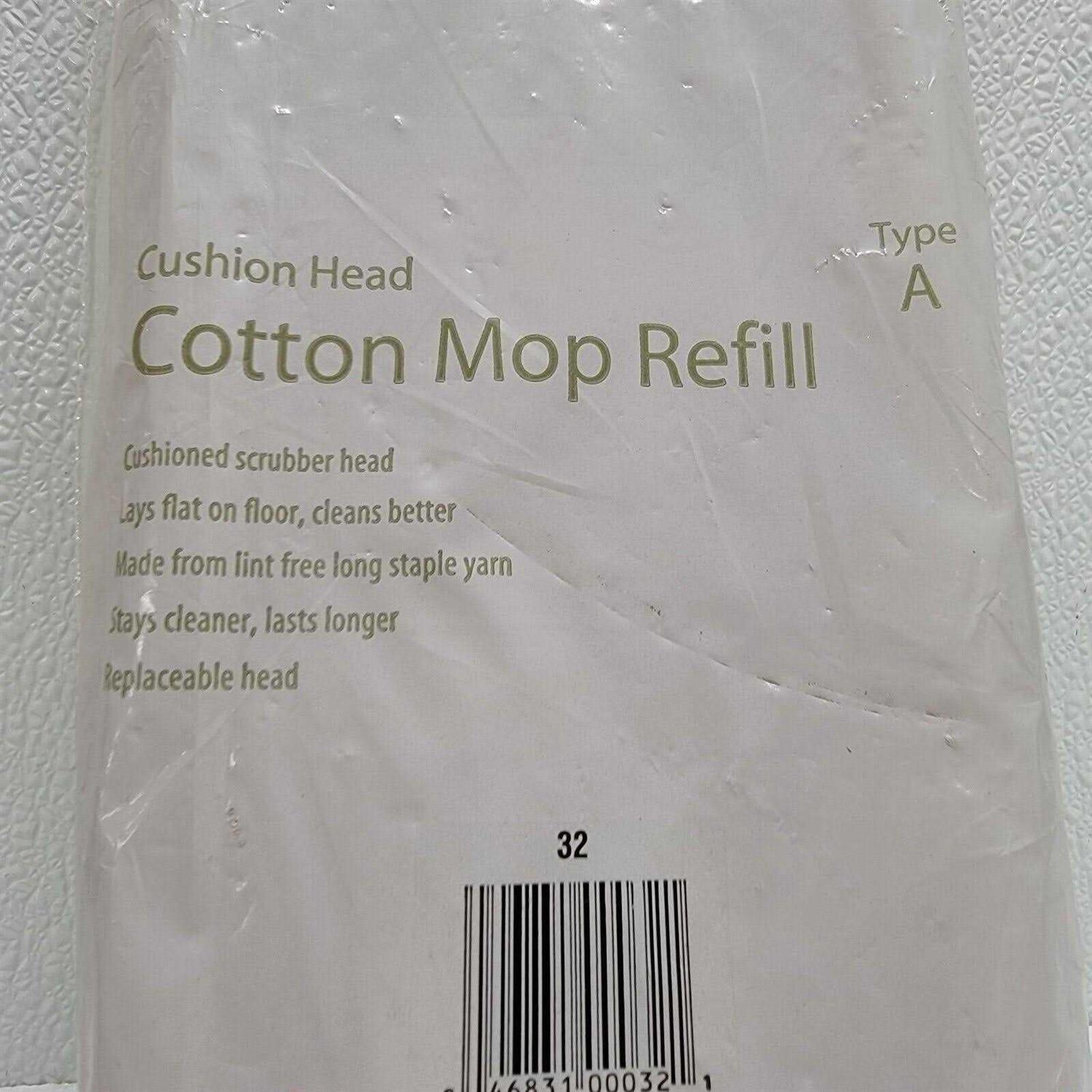 Jw Manufacturing Cushion Head Cotton Mop Replacement Head